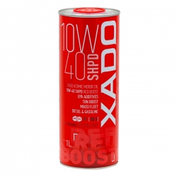 Моторна олива XADO Atomic Oil 10W-40 SHPD (SL/CI-4) RED BOOST напівсинтетична 1 л (ХА 26149)